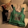 thumbnail image 3 of Fashion Cotton Breathable Soft Crop Top Summer Top Slim Crop Top Short Sleeveless Top BLACK, 3 of 8
