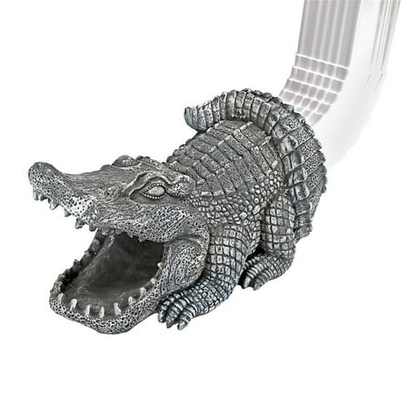 Design Toscano Swamp Alligator Gutter Guardian Downspout Statue