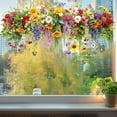 thumbnail image 4 of Charming Floral Bouquet Window Stickers! Reusable Peel-and-Stick Flower Window Clings & Decals - Perfect Spring & Summer Glass Window Decor for Fun Vibes, 4 of 6