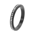 thumbnail image 2 of Fiudx Anillo de Acero Inoxidable con Diamantes Incrustados para Drenar El Metabolismo., 2 of 5