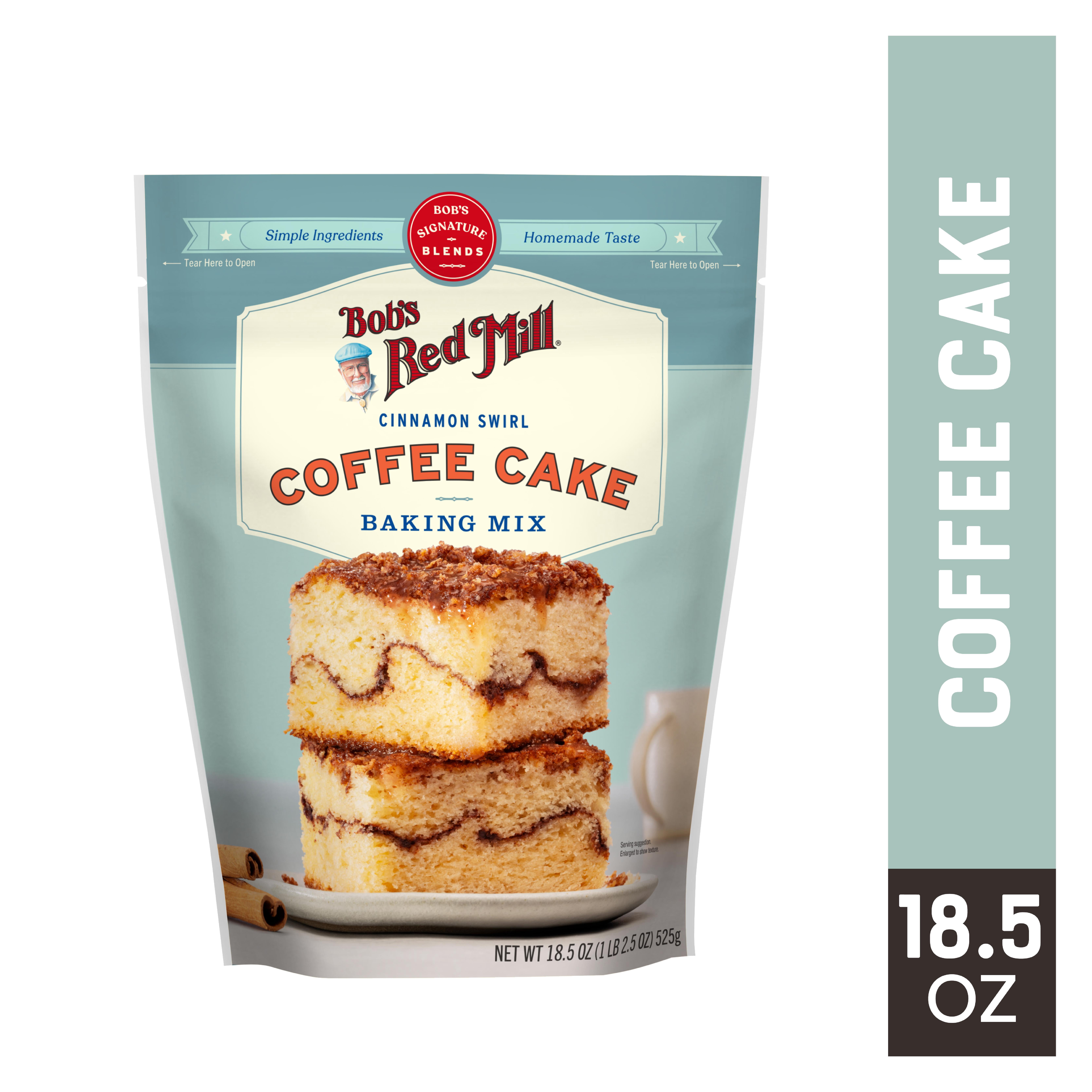 (4 pack) Bob's Red Mill Coffee Cake Baking Mix 18.5 oz.