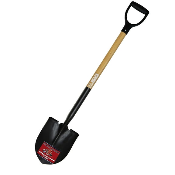 Bully Tools 262724 14 Gauge D Handle Round Point Shovel