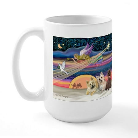 

CafePress - Xmasstar/3 Cairns Large Mug - 15 oz Ceramic Large Mug