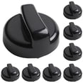 thumbnail image 4 of Cooker Knob Stove Knob,Black 10Pcs Black Universal Cooker Oven Gas Stove Grill Control Knobs Switch Home Kitchen Use, 4 of 5