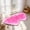 Pink, variant on Valentine Day Bathroom Rugs Double Heart Shaped Love Decorative Deep Red Chenille Shower Mat Non Slip Washable Front Door Mat for Home Living Room Bedroom Bathroom Decor, 27.5 x 13.7 Inch
