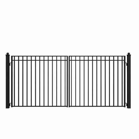 ALEKO Steel Dual Swing Driveway Gate Madrid Style 14 x 6 feet