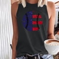 thumbnail image 2 of Birdeem T-Shirt Sans Manches Imprimé Mode pour Femmes Col Rond Ample, 2 of 12