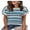 Dark Blue and White, variant on Womens Tshirts Short Sleeve Fashion Shirts Summer Tops Fashion Womens Clothes Womens Striped Tshirt