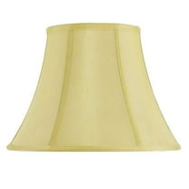 Cal Lighting 16.8" Basic Bell Fabric Lamp Shade in Champagne Beige