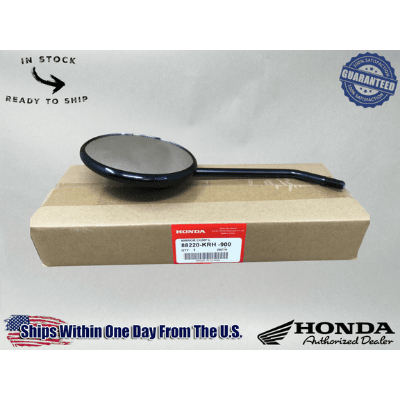 Honda OEM Genuine OEM Authentic LEFT MIRROR 2023-2024 XR150L 88220-KRH-900