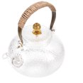 thumbnail image 1 of Tetera De Vidrio 700Ml Estilo Antiguo Tetera De Vidrio De Borosilicato Transparente Apariencia De Cristal Tetera Resistente A Altas Temperaturas Con Mango De Cobre Envuelto Filtro De Acero Inoxidable Guardurnaity HA019450-00, 1 of 6