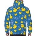 thumbnail image 7 of Lsque Rubber Duck Pattern Casual Men's Hoodie,Hooded Sweatshirt with Kangaroo Pocket,Pullover Hoodie-XX-Large, 7 of 7
