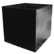 thumbnail image 1 of Maceta de Fibra de Vidrio FibraFormas Mod. Cubo 40cm Chocolate, 1 of 6