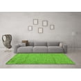 thumbnail image 3 of Ahgly Company Indoor Rectangle Abstract Green Modern Area Rugs, 3' x 5', 3 of 4