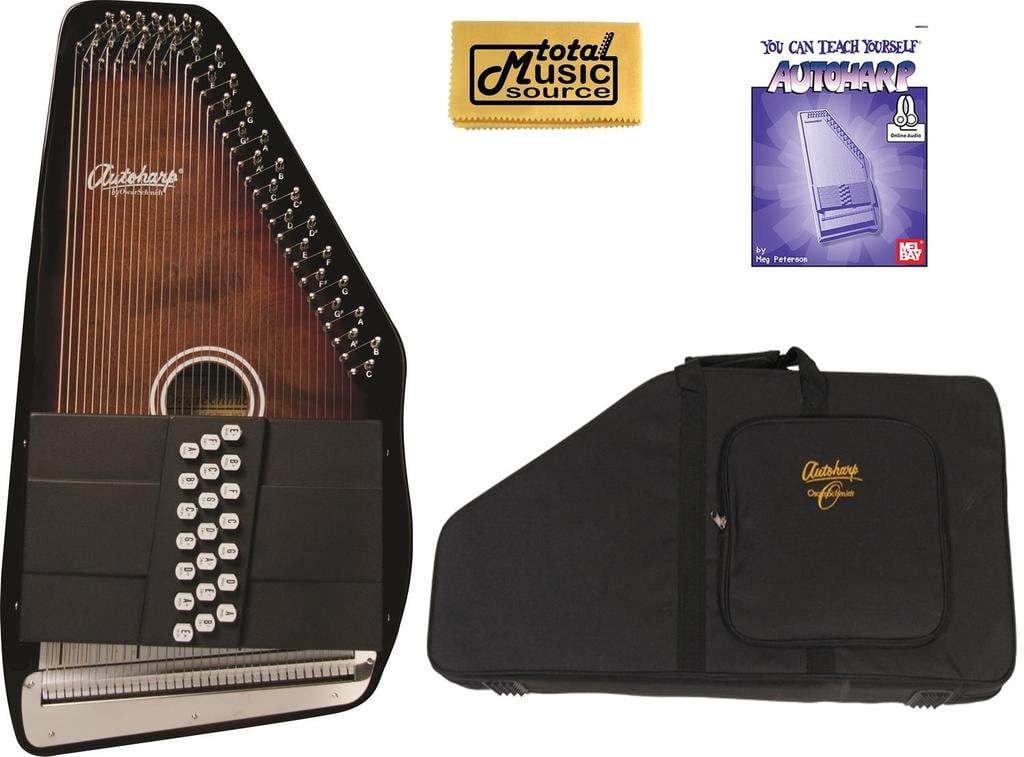 Oscar Schmidt 21 Chord Autoharp, Select Maple, Plays In 11 Keys