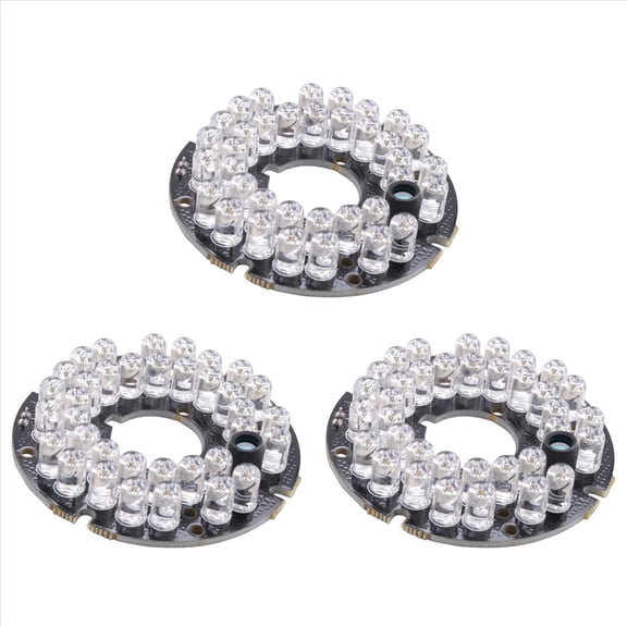 3X Infrared IR 36 Led Illuminator Board Plate for CCTV CCD Security Camera,3 x CCTV Camera Led Board