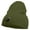 Olive, variant on Mario Bomb Embroidered 8 inch Acrylic Short Beanie - Gold OSFM