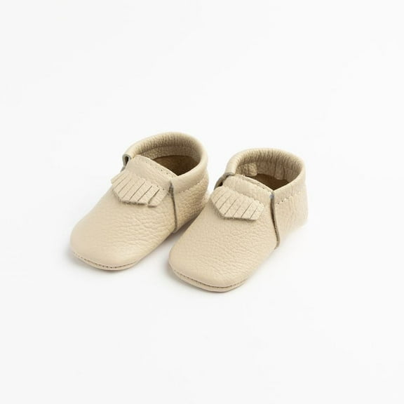 Freshly Picked First Pair Cream City Moccasin Baby Shoe Newborn