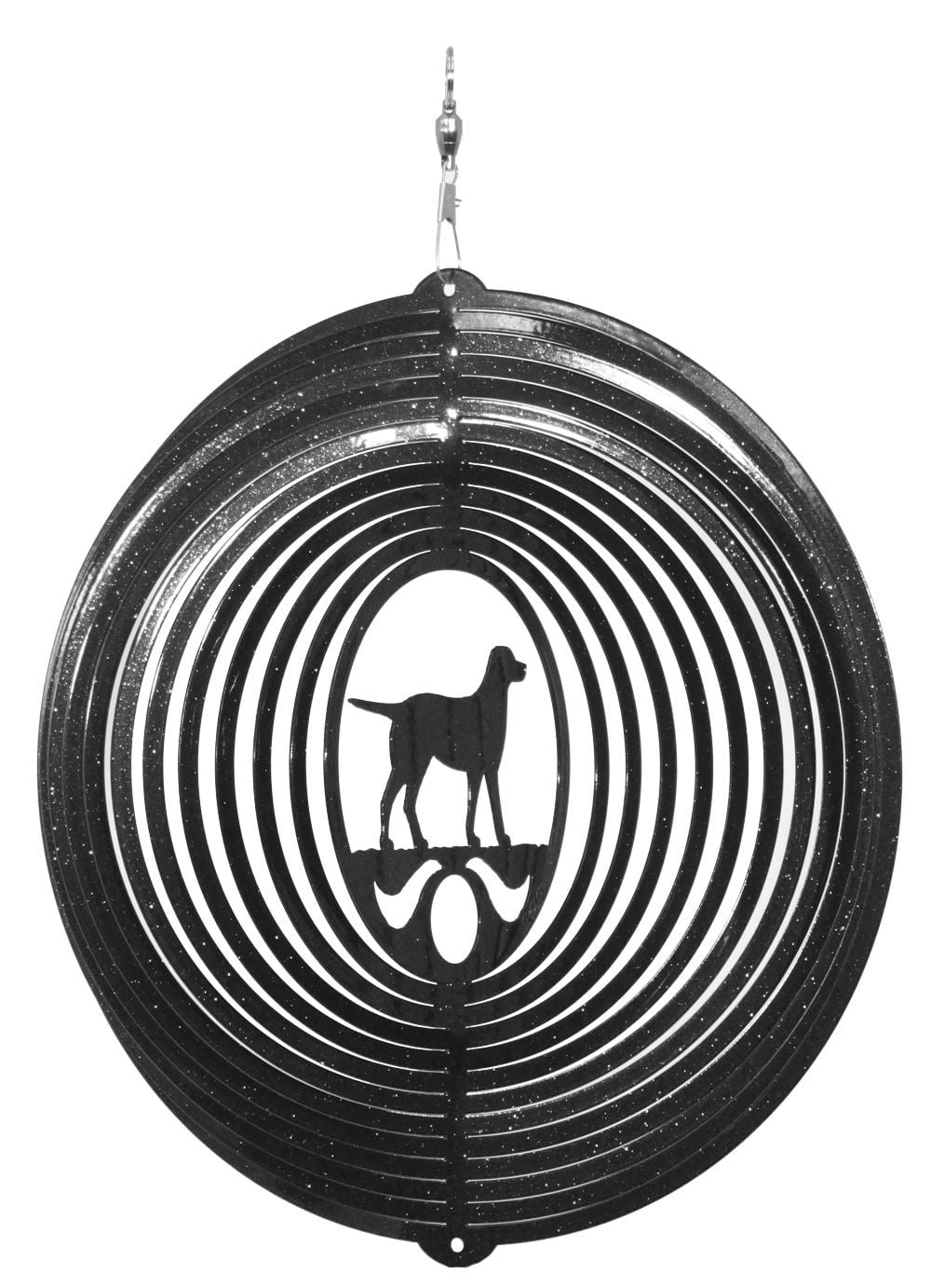 Details about   SWEN Products GERMAN SHORT HAIR Dog Circle Swirly Metal Wind Spinner 