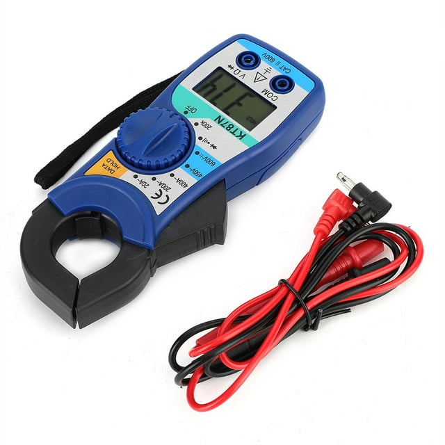 Pinza amperimétrica digital, KT87N 600V/450V DC/AC Multímetro digital digital Pinza amperimétrica Tecnología de vanguardia Jadeshay A
