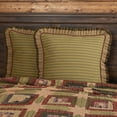 thumbnail image 3 of VHC Brands 8250 Tea Cabin Euro Sham Fabric Ruffled - 26 x 26 in., 3 of 3