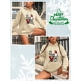 thumbnail image 5 of Anbech Valentine's Day Hoodies for Women Graphic Plaid LOVE Printing Long Sleeve Sweatshirt with Pocket, 5 of 7