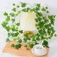 thumbnail image 4 of 1pcs Artificial Purple Sweet Potato Vine Hanging Leaf for Home Garden Party Indoor Outdoor Decor, 4 of 9