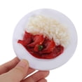 thumbnail image 4 of Simulated Food Model 5Pcs Lifelike Kitchen Food Showcase Prop For Pretend Play Assorted Color PVC Display, 4 of 4