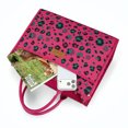 thumbnail image 6 of Wrangler Leopard Tote bag with Cup Holder Laptop Tote 15.6 Inch Work Bag, Leopard Hot Pink, 6 of 7