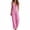 #278-Pink, variant on Favoffer Women's Linen Jumpsuit V Neck Sleeveless Wide Leg Pocket Solid Color Casual Jumpsuit Summer Loose Outfit for Street Vacation