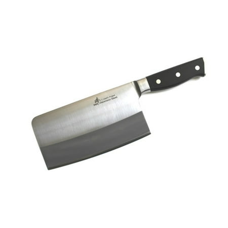 Classic Stainless Steel Meat Cleaver - Zhen VG-10 Series Heavy Duty 7'' Chopping Chef Butcher Knife/Cleaver