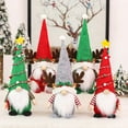 thumbnail image 2 of Christmas Gnome Faceless for Doll Plush Dwarf Elf Decorations Handmade Scandinavian Tomte Ornament for Xmas Holiday Home New Year 2022, 2 of 20
