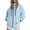 Light blue, variant on Women Windbreaker Jacket，Rain Gear For Women Waterproof Windbreaker Jacket Women Womens Lightweight Rain Jacket Cropped Windbreaker Jacket Women Ladies Rain Jackets Waterproof With Hood Pink XL
