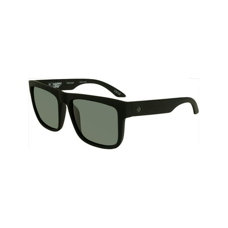 Spy Men's Polarized Discord 673119973864 Black Square Sunglasses