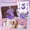 C, variant on 1-Piece Purple Glitter Crown Number Birthday Candle, Cake Topper for Royal & Elegant Birthday Celebrations Number 3