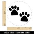 thumbnail image 2 of Paw Prints Pair Dog Cat Rubber Stamp for Scrapbooking Crafting Stamping - Mini 1/2 Inch, 2 of 7