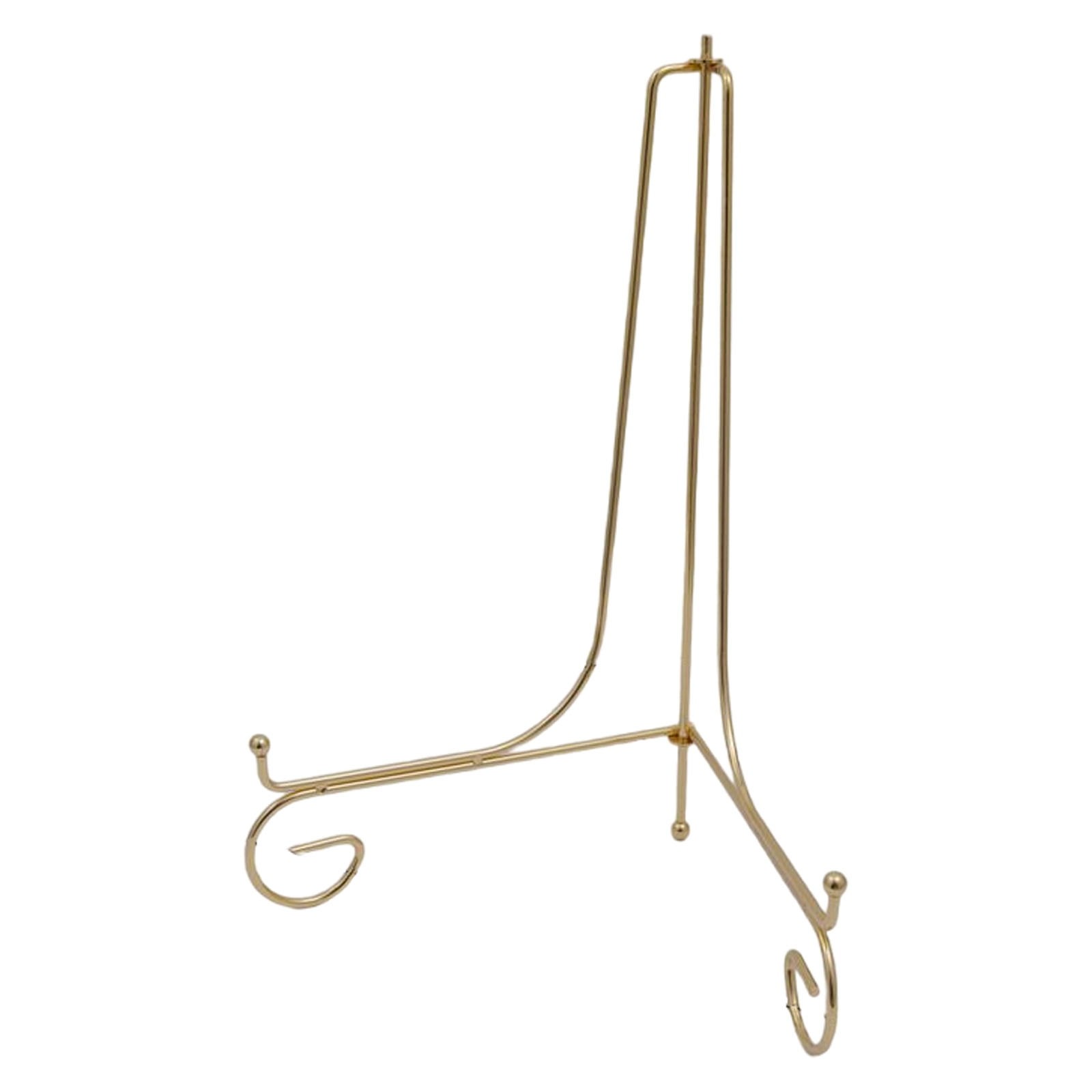 Effective Metal Plate Display Stands Elegant Storage Rack Portable Display Easels for Pictures, Plates and Artwork