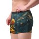 thumbnail image 2 of Balery Whimsical Starry Night Scene Calzoncillos bóxer para hombre, ropa interior de algodón suave y transpirable con cinturilla de nailon-Large, 2 of 5