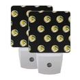 thumbnail image 6 of Yayeee LED Plug in Night Light for The Home with Auto Dusk to Dawn Light Sensors, 2 Pack, Black Volleyball Pattern, 6 of 6
