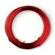 Cousin DIY Coated Copper Wire, Red Finish, 20 Gauge, 24 ft Roll