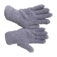 thumbnail image 1 of 1 par de guantes para quitar el polvo de microfibra gris Guantes de coral Limpieza de la casa Guantes de eliminación de polvo de perfecl guantes para quitar el polvo, 1 of 6