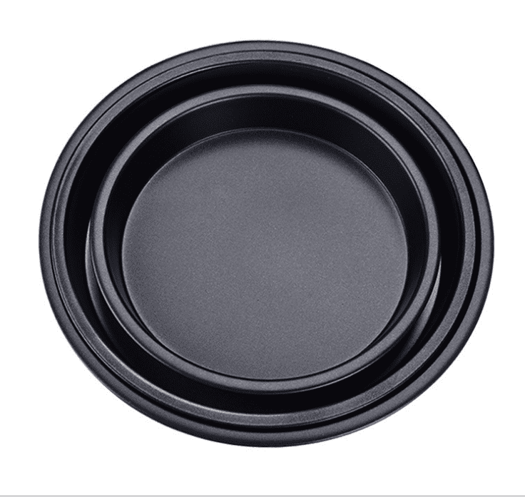 Deep Dish Pizza Pan, Round Carbon Steel NonStick Pizza Baking Tray Bakeware for Kitchen