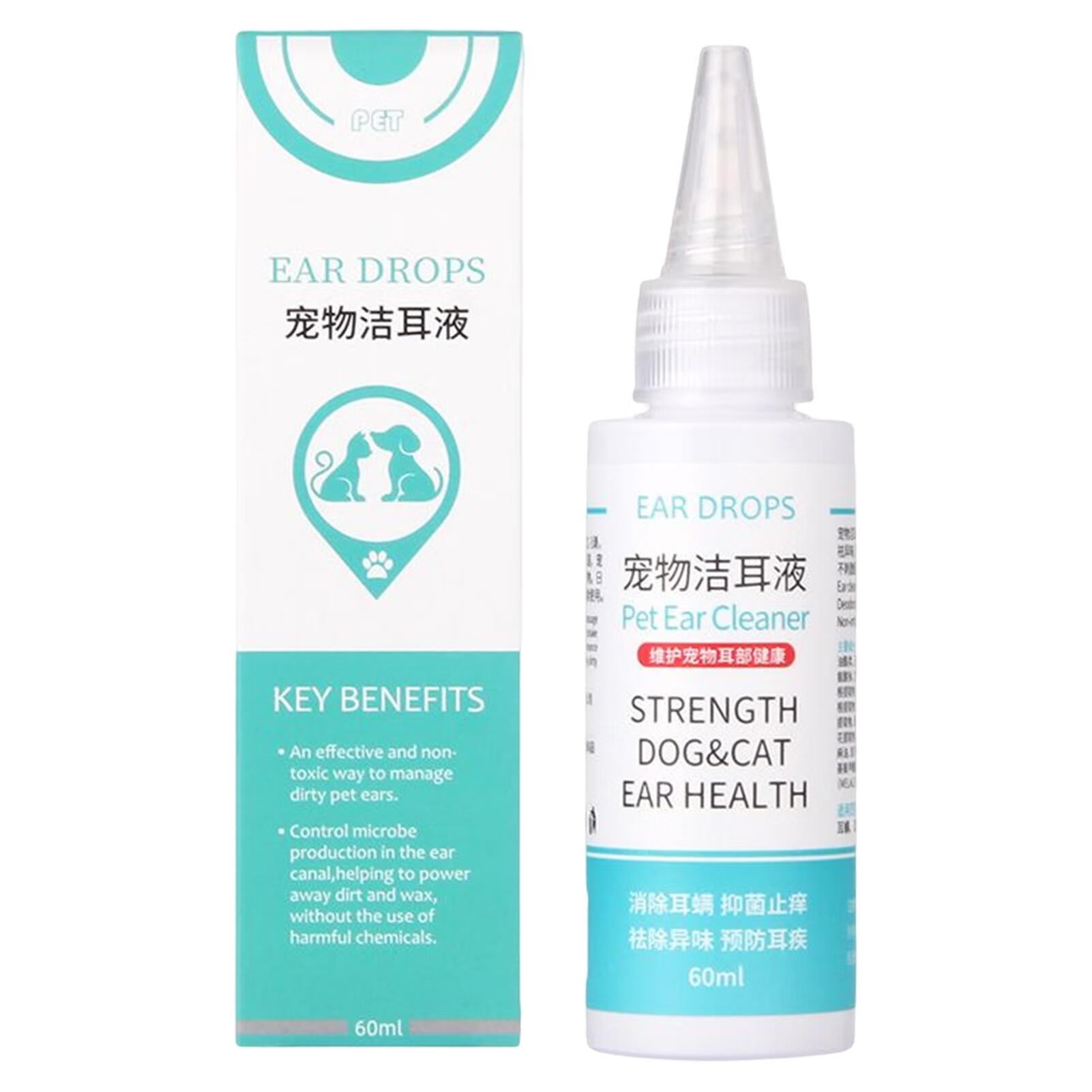 Goxfaca Ear Cleaner for Dogs Dog Ear Cleaning Solution Dog and Cat