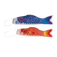 thumbnail image 1 of Bandera de asa de viento japonesa carpa koi nobori 150 cm azul y 100 cm, 1 of 9