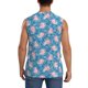 thumbnail image 4 of Fotbe happy baby axolotls Men's Camiseta sin Mangas Estampada para Hombres, Playera Casual para Gimnasio, Entrenamiento, Playa-XX-Large, 4 of 7