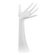 thumbnail image 3 of Organizador de joyas de mano de maniquí, soporte de resina para collares, soporte minimalista Blanco, 3 of 9