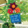 thumbnail image 3 of Briarwood Lane Flower Pot Applique Spring House Flag, 3 of 4