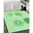 thumbnail image 2 of Ahgly Company Indoor Round Patterned Light Green Area Rugs, 6' Round, 2 of 6