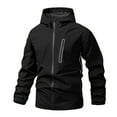 thumbnail image 5 of MADHERO Men's Lightweight Lined Hooded Waterproof Rain Jacket Windbreake jacket, 5 of 6