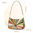 thumbnail image 3 of FORMRS Womens Shoulder Bag with Chain Strap Clutch Purse Cute Tote Handbag, Colorful Cat, 3 of 7